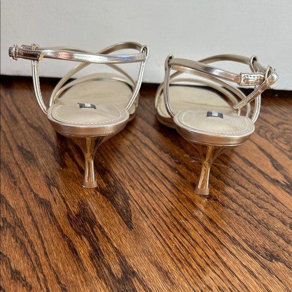 Nine West Haya3 Heeled Metallic Sandal - Picture 4 of 5